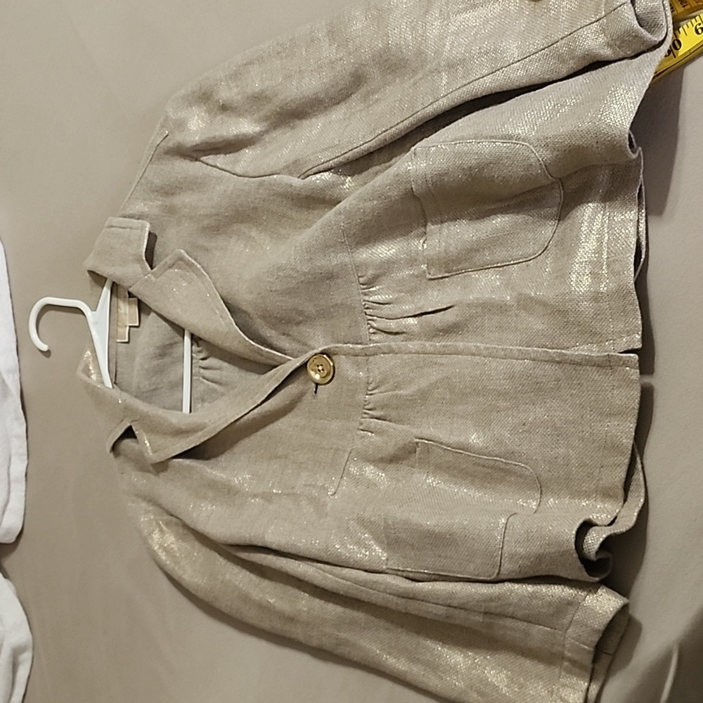 Michael kors gold blazer